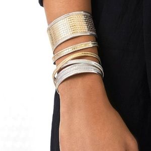Anna Beck Wide Gold Cuff